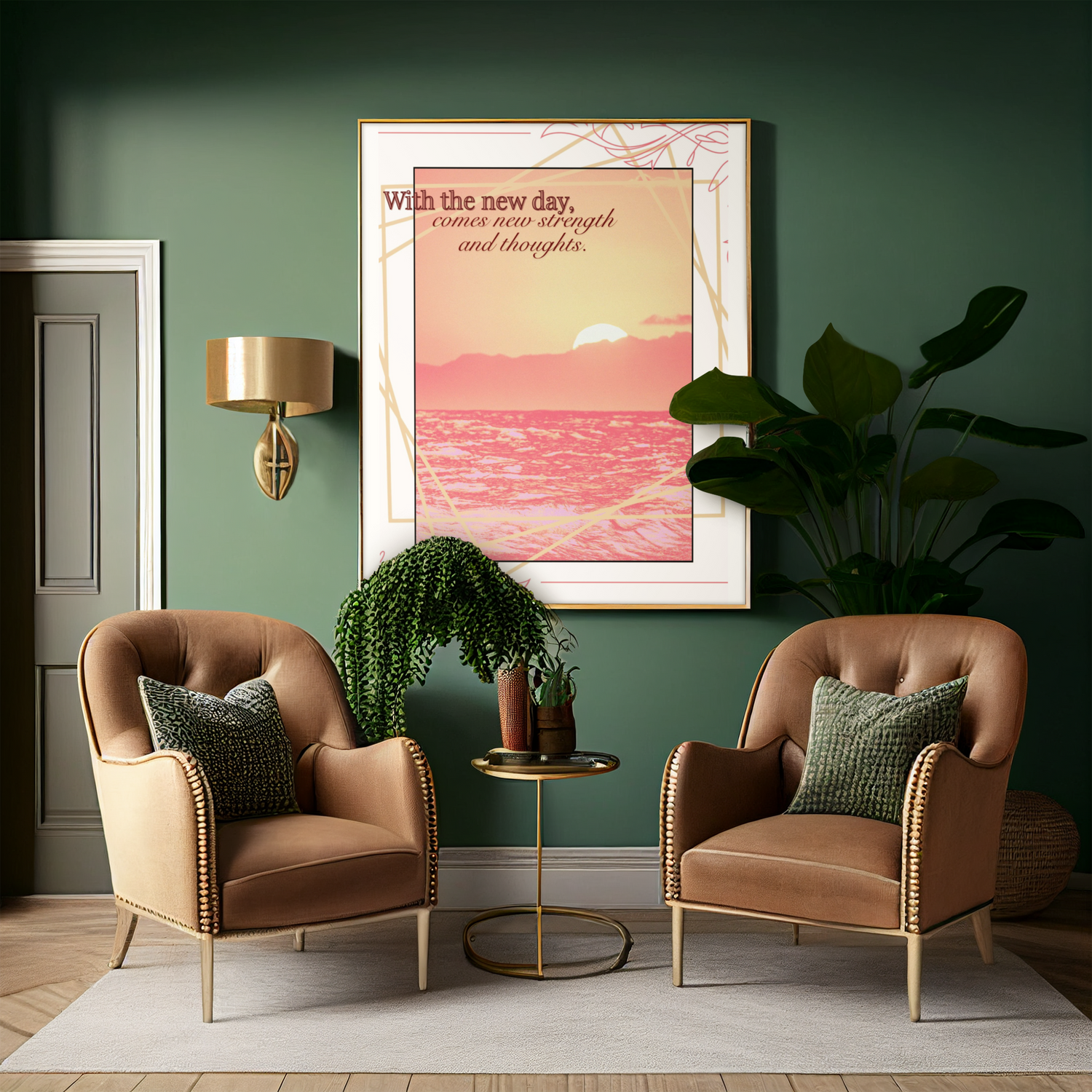 Minimal Aesthetic Motivational Wall Frame | Premium Home Décor  | jugaaduadda