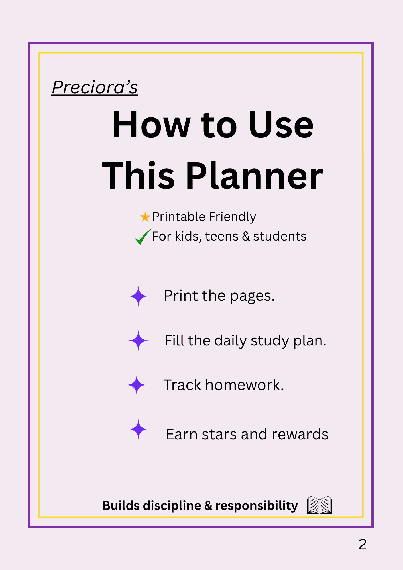 Habit Building System for Kids