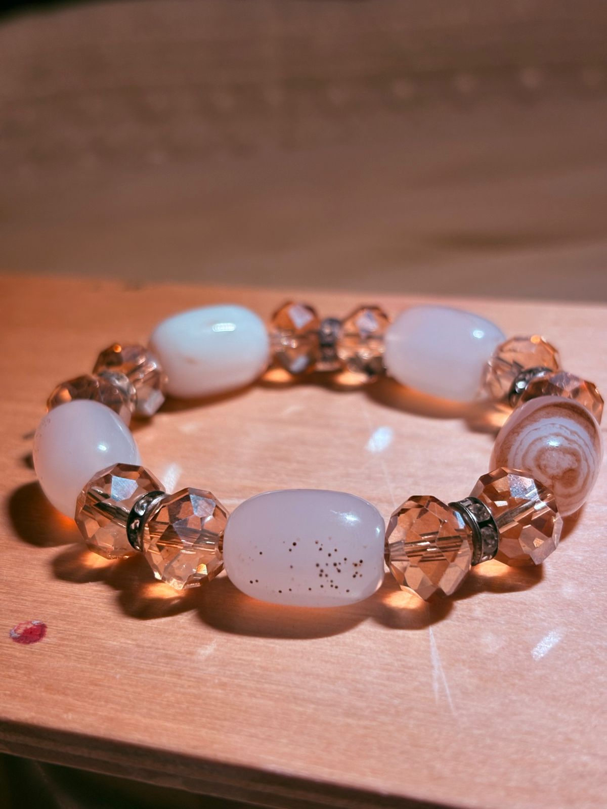 White Crystal Elegance Bracelet