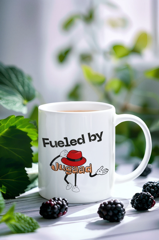 Fueled by Jugaad White Coffee Mug